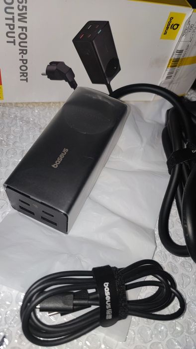 Ładowarka sieciowa Baseus PSZM000901 GaN3 Pro 2x USB + 2xUSB-C + AC, 6