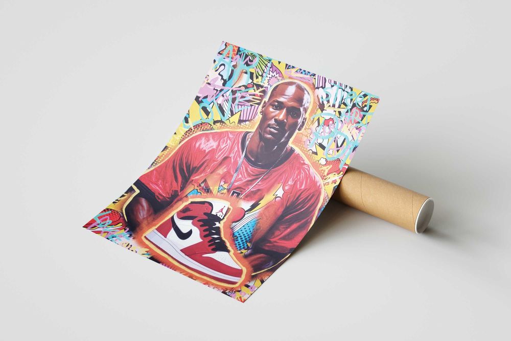 M.Jordan Nike Plakat A3