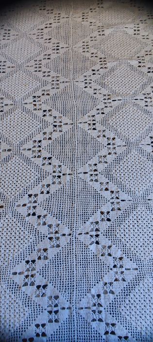 Colcha de renda branco