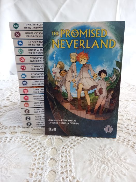 Mangá "The Promised Neverland" volumes 1-15