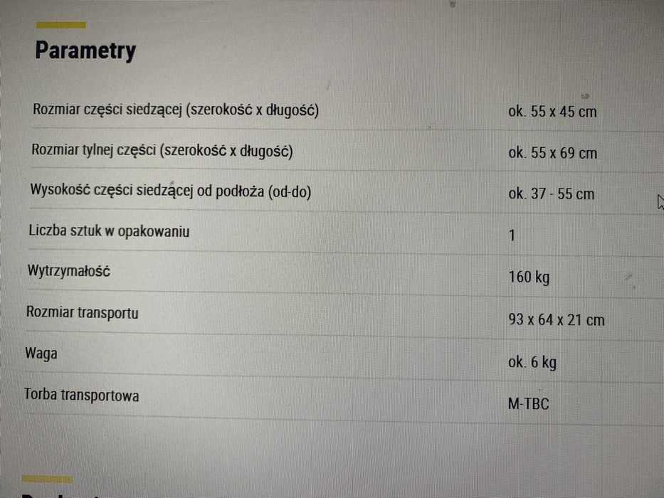 Fotel Wędkarski Mivardi