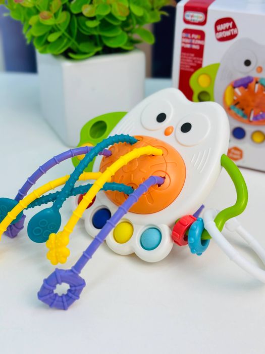 іграшка дитяча розвиваюче брязкальце 4в1