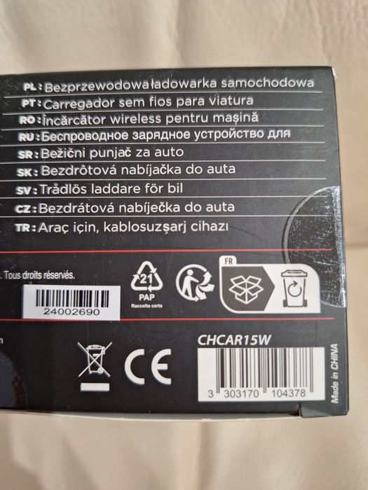Uchwyt do telefonu bezprzewodowa ładowarka do telefonu TnB