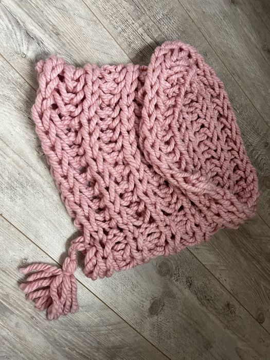 Снуд шарф, вязка