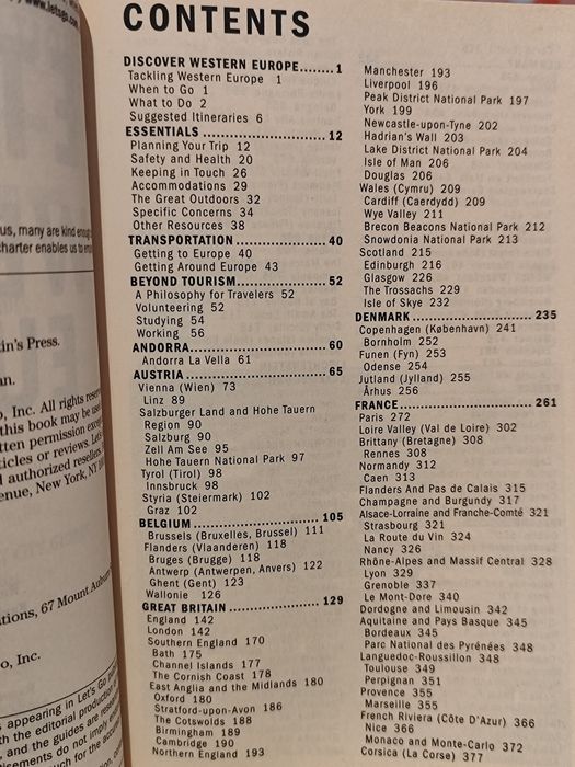 Guia de Viagem para a Europa Ocidental - Western Europe ON A BUDGET