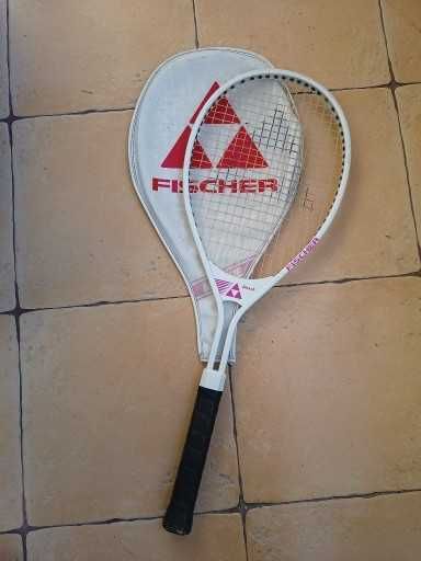 Rakieta tenisowa FISCHER SMASH z pokrowcem vintage