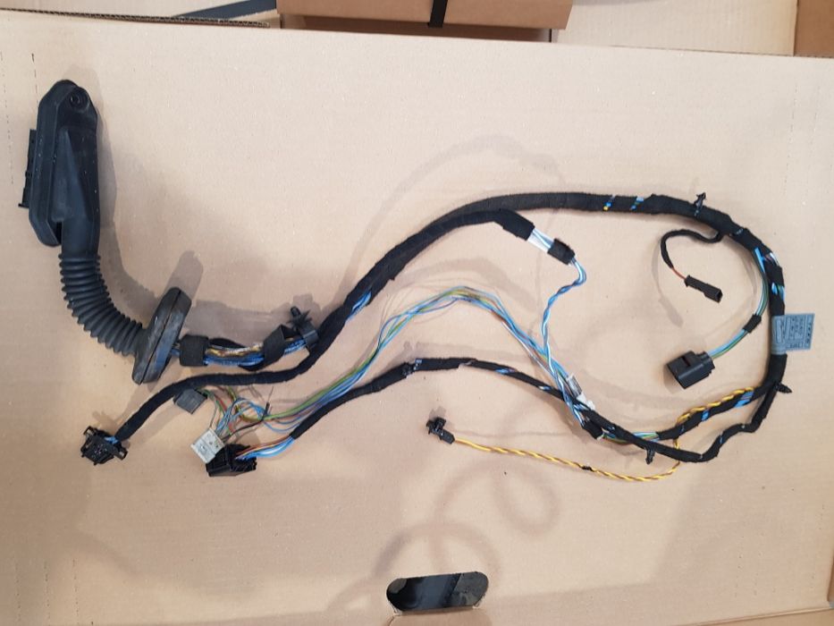 BMW E46 Wiązka Przednich Drzwi Kierowcy Sedan Grzane i El. Lusterka