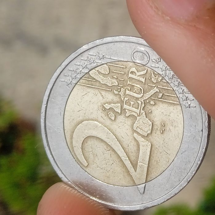 Moeda 2 euros Países Baixos da Rainha Beatriz - 2002