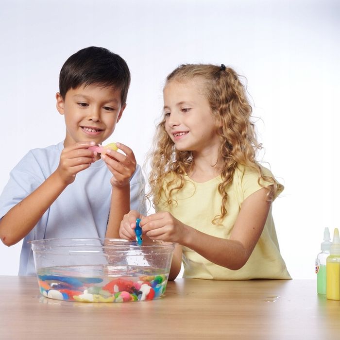 Aqua Gelz Zestaw Kreatywny 7 Kolorów Żeli +foremki