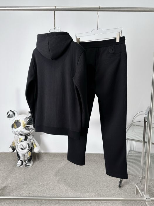 Спортивный мужской костюм Loro Piana черный брендовый