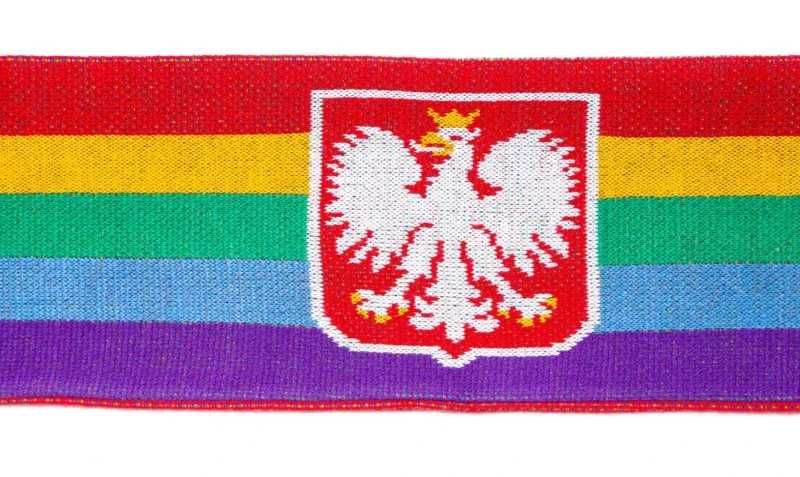 szalik tęczowi patrioci lgbt lgbtq tęcza lewicowy lewica