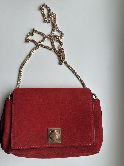 Замшева сумка MANGO