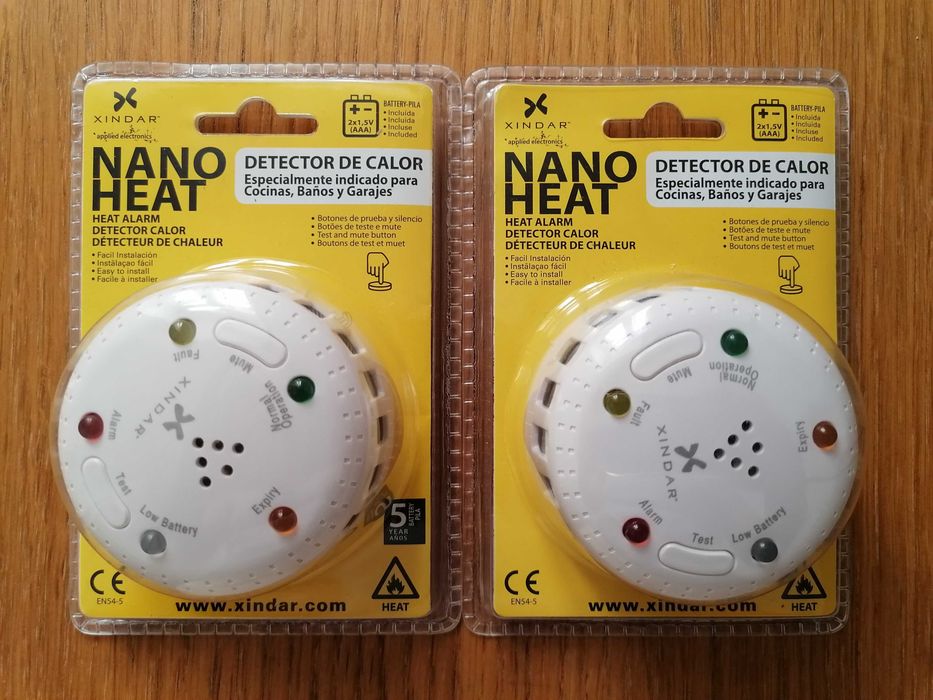 5 Detectores de fumo - NOVOS