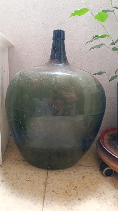 Garrafão vidro antigo