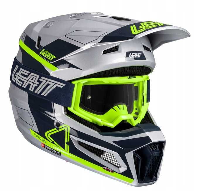 KASK Z GOGLAMI LEATT KIT MOTO 3.5 cross anduro quad