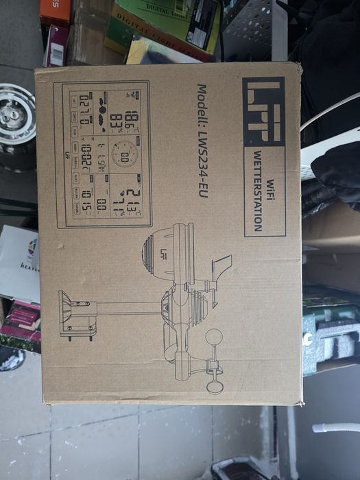 Метеостанція LFF із зовнішнім датчиком WiFi Wetterstation LWS234-EU