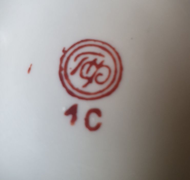 Сервиз, чайный, ПФЗ, фарфор, Розы, СССР