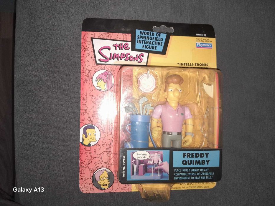 The Simpsons Playmates Freddy Quimby