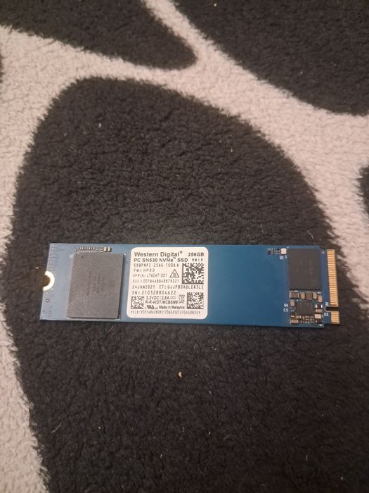 Ssd m.2 на 256 gb, wd