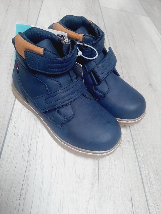 Young Style 29 sneakersy wysokie buty chłopięce na rzepy