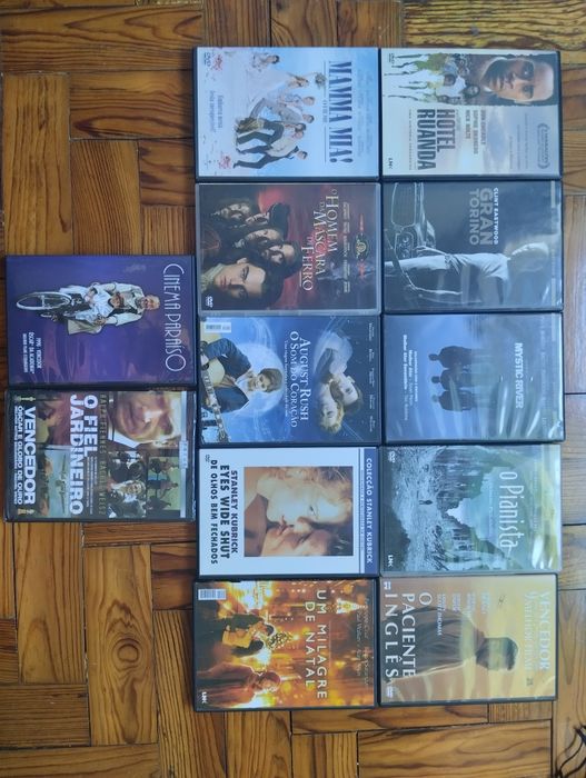 DVDs originais em bom estado