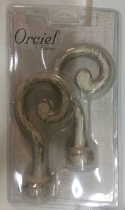 Ferragens para varão de cortinado.