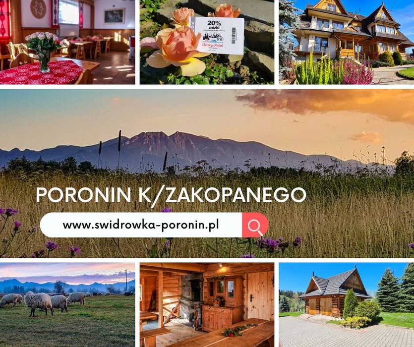 Boże Narodzenie Zakopane - Poronin, klimatyczne noclegi ze  śniadaniem