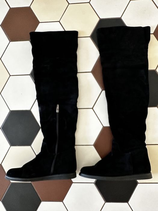 Ботфорти натуральна замша зимові Attizzare