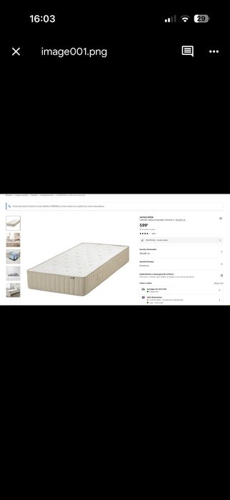 Duas camas com dois colchoes ikea