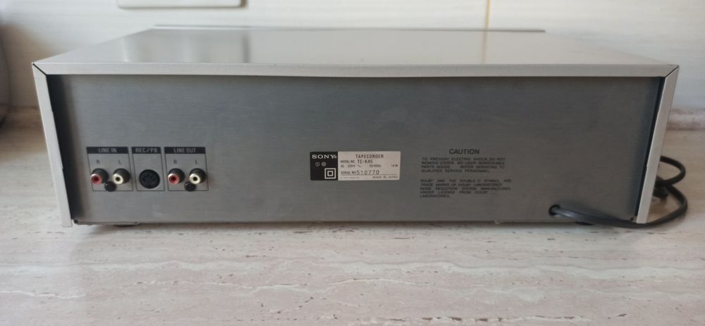 Magnetofon Sony TC-K45 + Amplituner Unitra Tosca 303