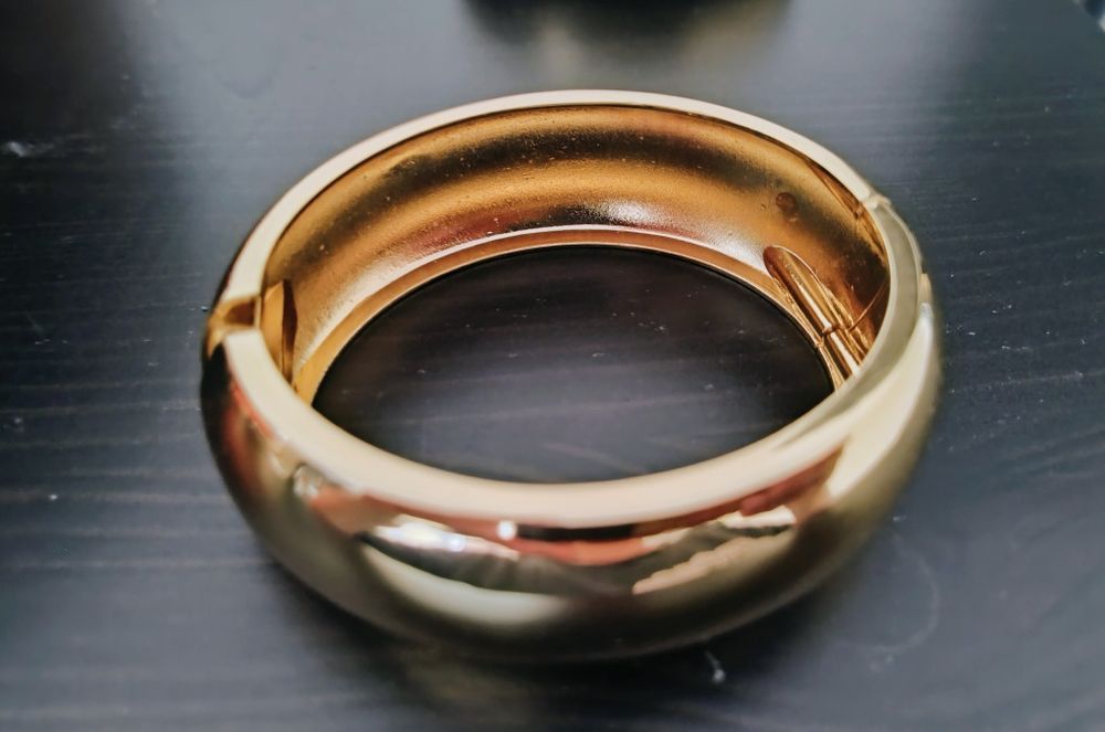 Zestaw dwóch metalowych bransoletek Zara nowe