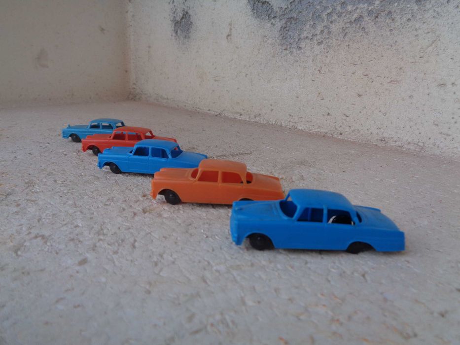 1:87 LIMA Lote de 5 carros Mercedes para pista de comboio ou maquete