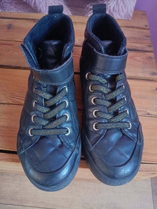 Ocieplane półbuty za kostkę 34