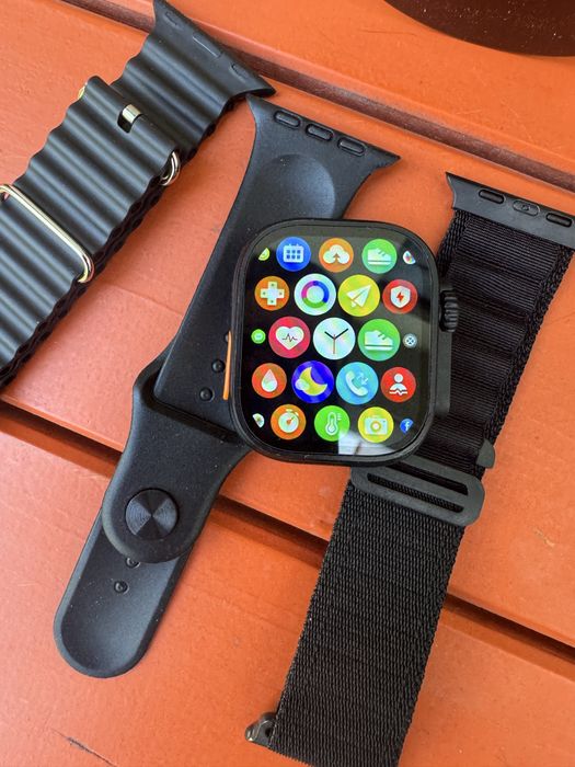 Smartwatch Ultra e Oculos Bluttooth RM 43( 5 em 1)