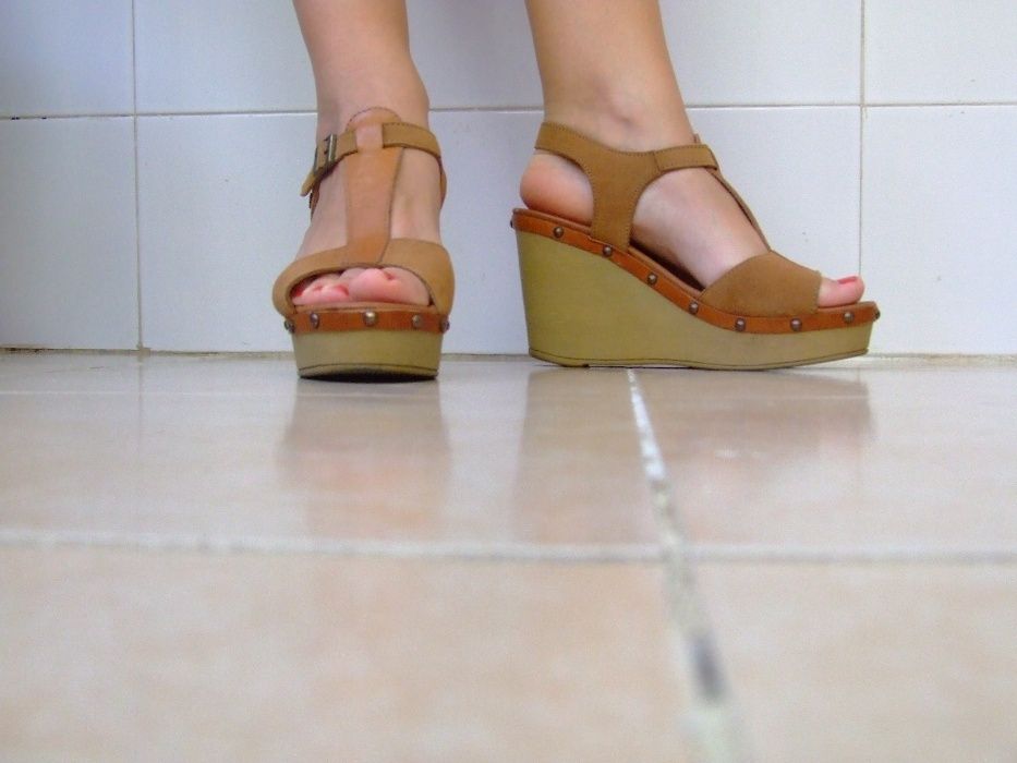 Sandalias de cunha - Cubanas