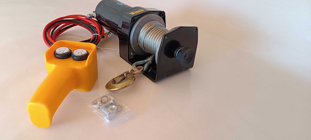 Лебідка Energy winch 2000LBS 900кг електрична таль квадроцикл