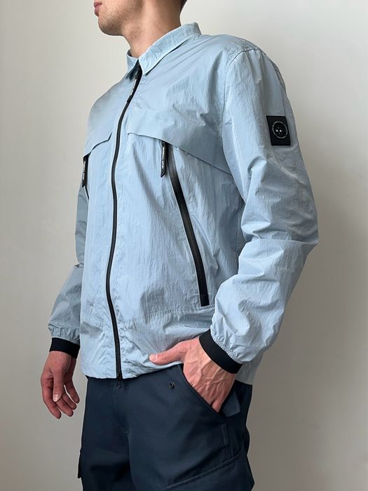 Оригінальна чоловіча нейлонова куртка вітровка  Marshall Artist Molecular Kita Overshirt 420 Faded Sky