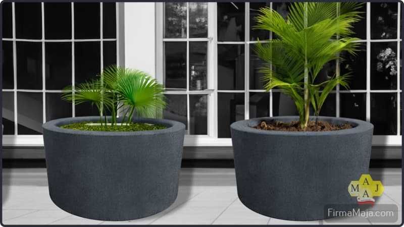 Donica betonowa okrągła nowoczesna Dostawa cała Polska
