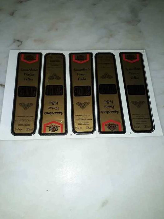 Autocolantes antigos Aguardente Seculus
