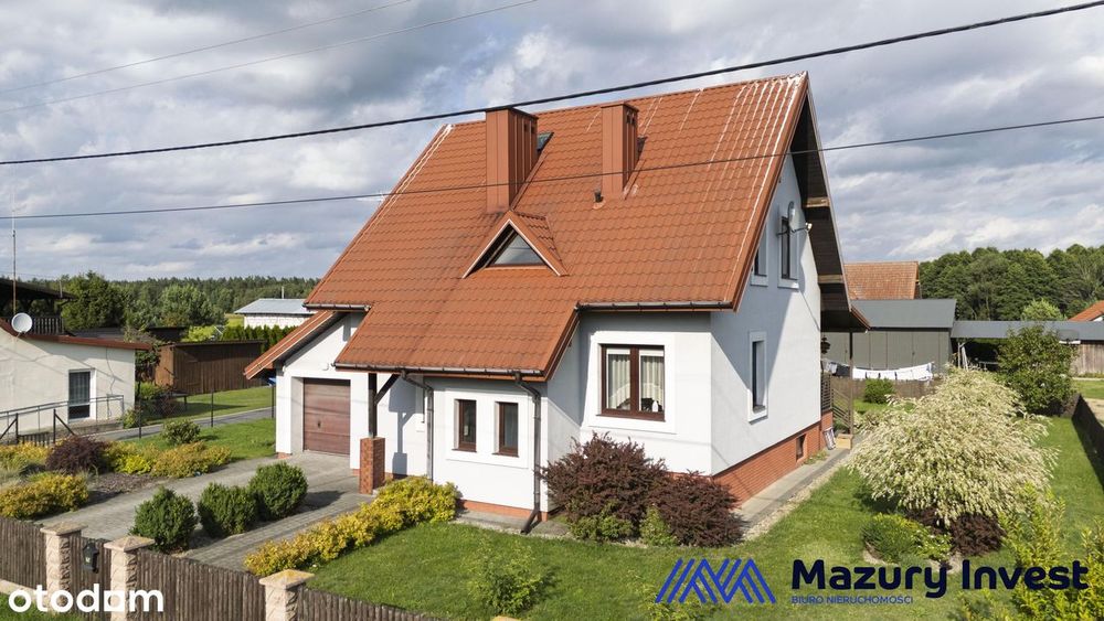 Dom w Prusowym Borku z halą/warsztatem 72 m2