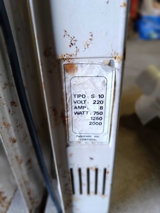 Aquecedor eletrico Singer 2000w com 9 elementos