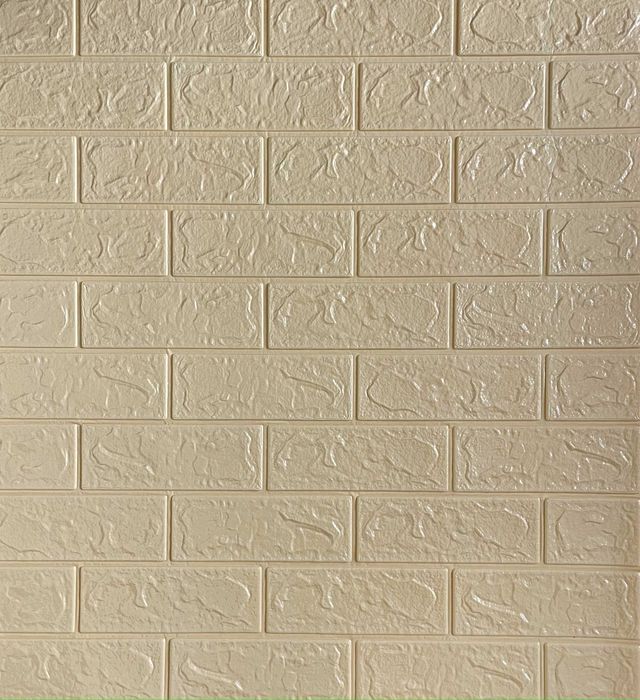 Самоклеючі 3д панелі Біла Цегла ПВХ-HF, Самоклеющиеся Панели 3d Кирпич