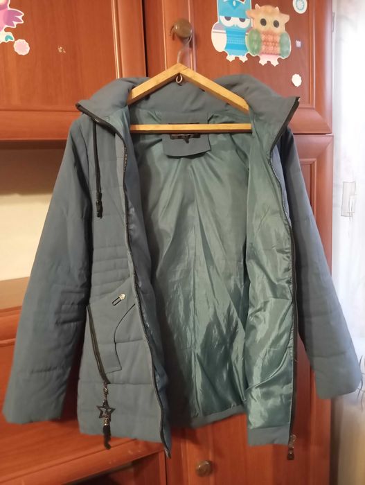 Куртка жіноча демісезонна синя, р. 50