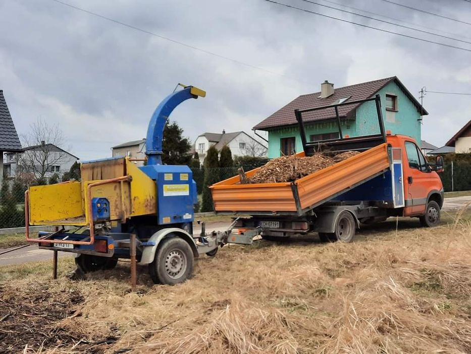 *usługi*wynajem*minikoparka*koparka*wozidło*ładowarka*rębak do drzewa*