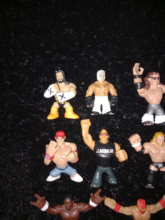 Coleção WWE miniaturas brinquedos toys raros