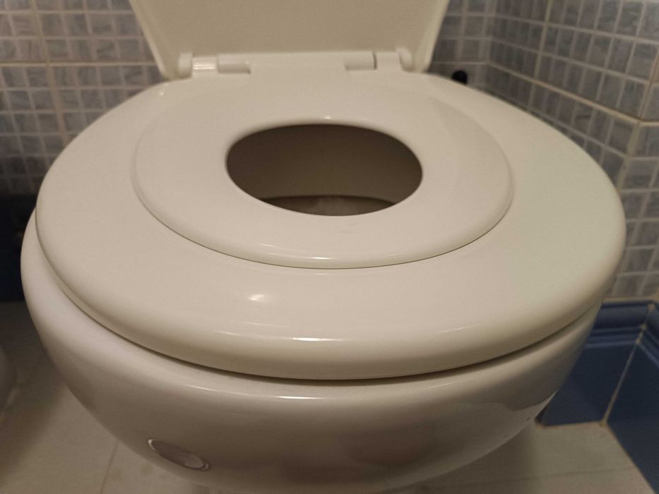 Tampo sanita SenSea com fecho suave silencioso e assento extra criança