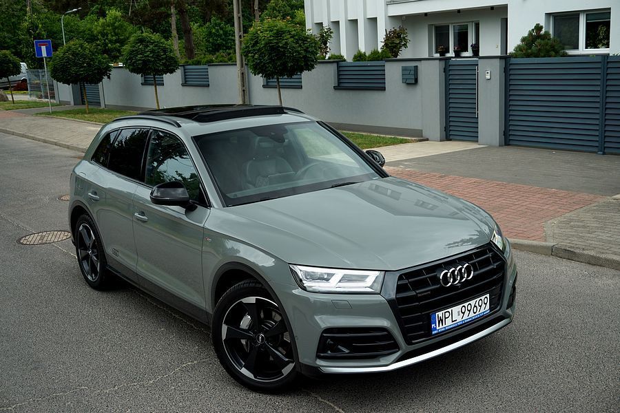 Audi Q5 S-LINE+SQ5 285KM*Matrix*Kamery360*Skóry Bentley*Blis*RadarACC*LaneAsit