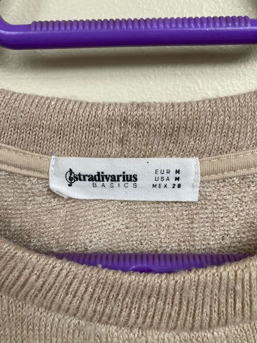 Camisola Stradivarius Bege - Tamanho M