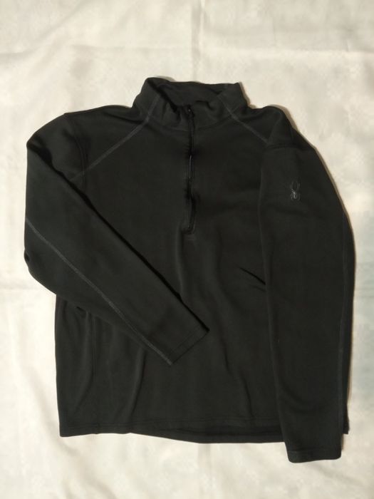 Фліска Spyder 1/2 Zip L (унісекс/mid-layer), чорний.
