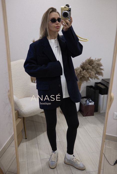 Пальто-жакет Zara, вовна, в стилі бажане